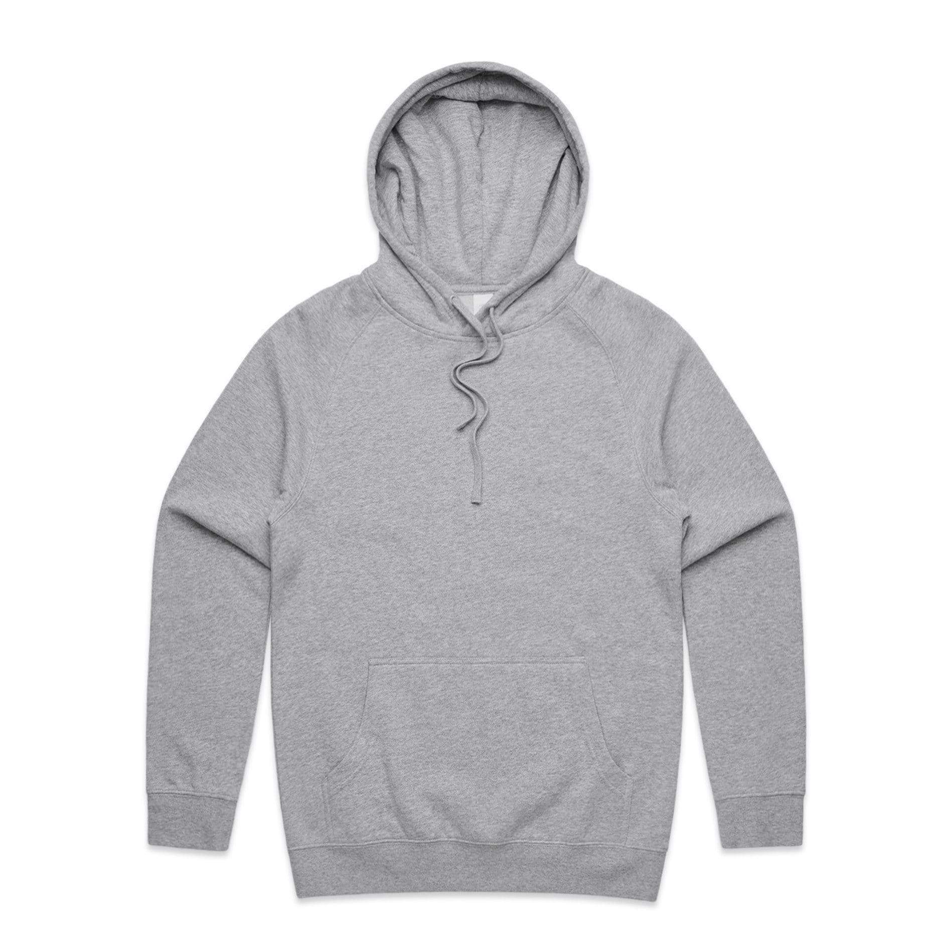 As Colour Men's supply hoodie 5101 (No Print No Sale) Casual Wear As Colour GREY MARLE XSM 